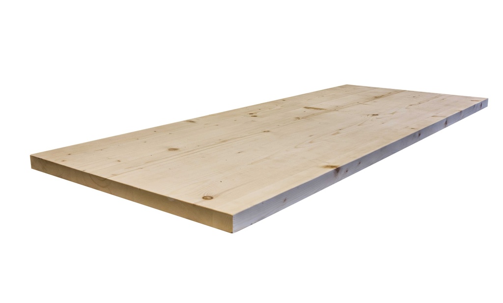Table (Top) ไม้สน SYP ขอบ 8 Grade Premium 34x900x1500 mm.