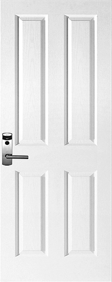ประตู HDF 4 ฟักตรง โครงสแตนดาร์ด 35x800x1800