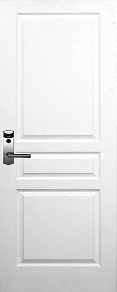 ประตู HDF 3 ฟักตรง โครงสแตนดาร์ด 35x800x2000