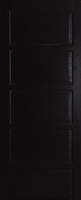ประตูเรดวู้ด 5 ฟักตรง โมเดิร์น ขอบ 5 สีเวงเก้ 32x900x2000
