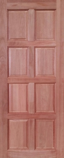 [120520520101GB328002000] ประตูกวางแดง 8 ฟักตรง ขอบ 5 Grade B 32x800x2000